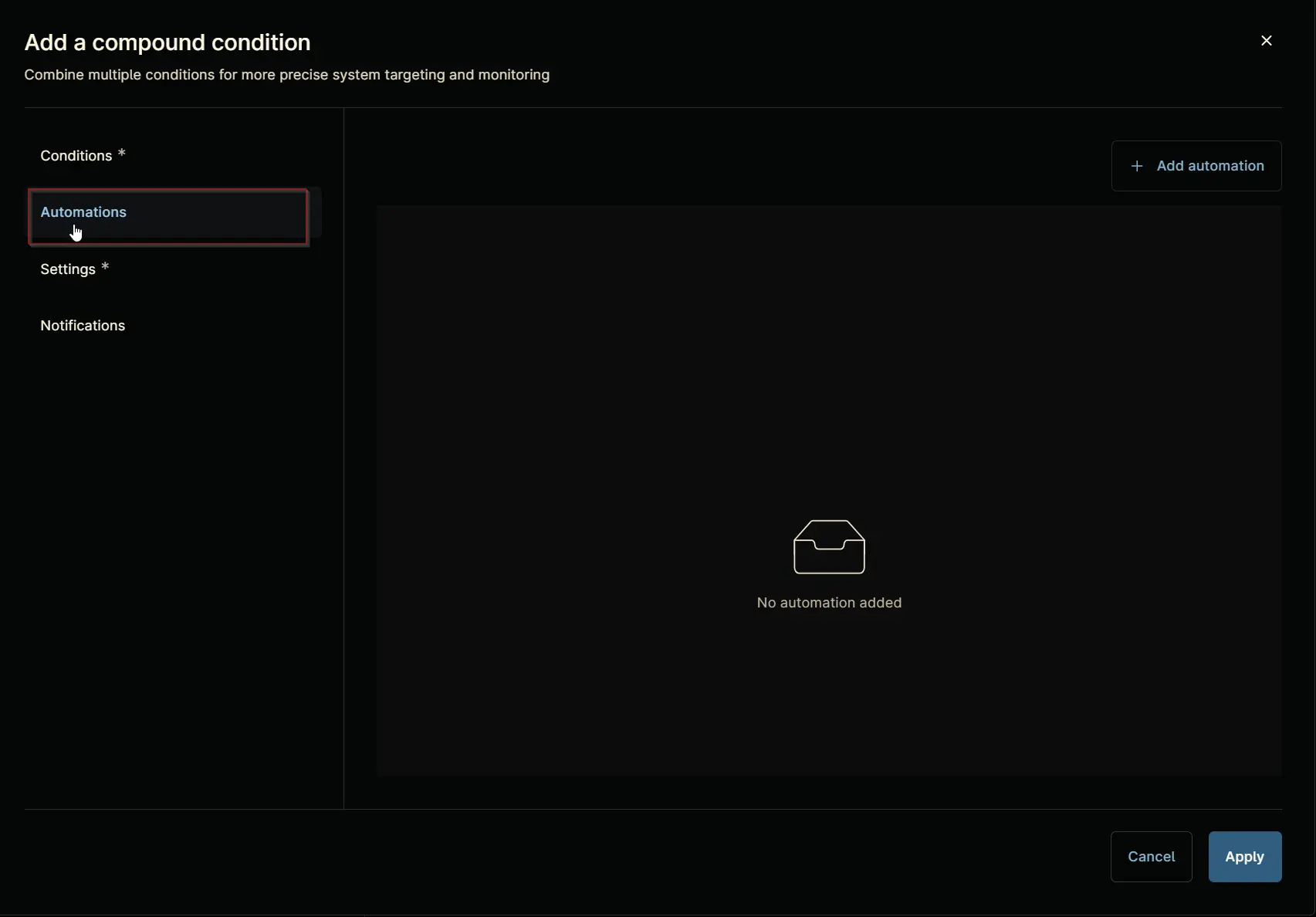 AutomationSections
