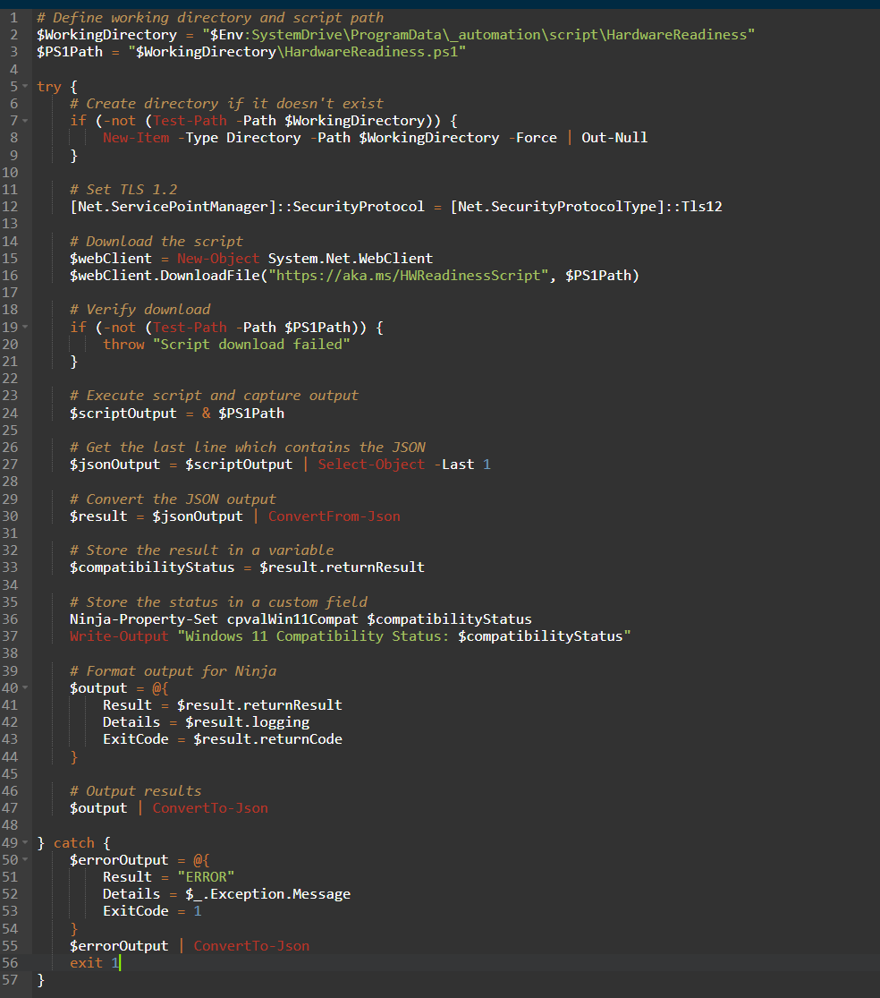 NinjaPowerShell