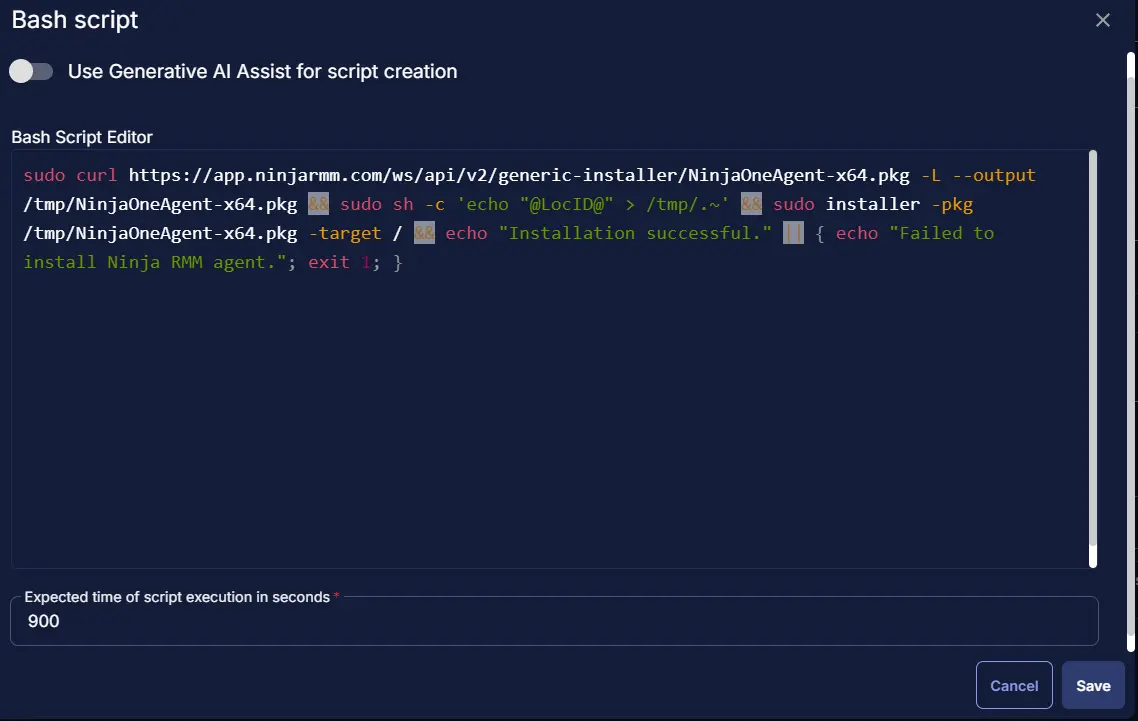 Bash cmd