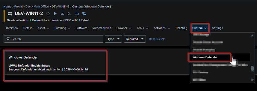 Sample Screenshot