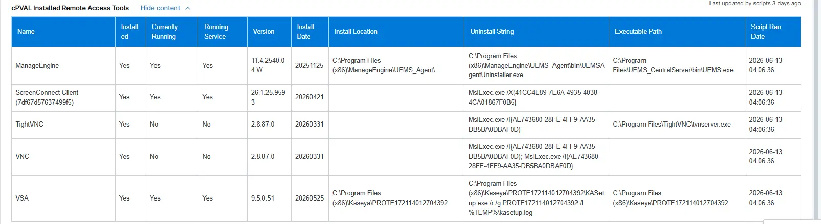 Sample Screenshot