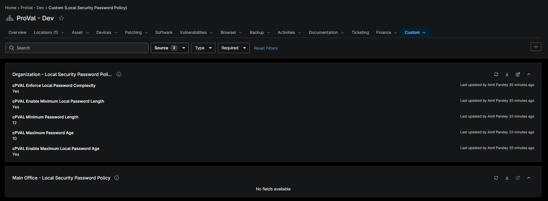 Sample Screenshot