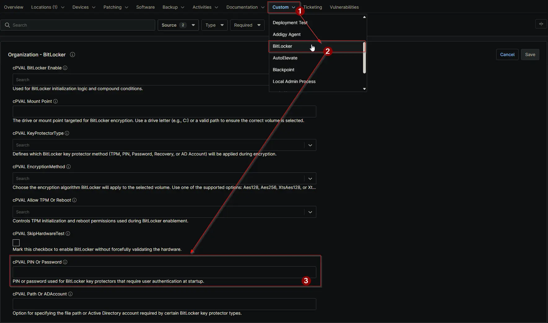 cPVAL PIN Or Password