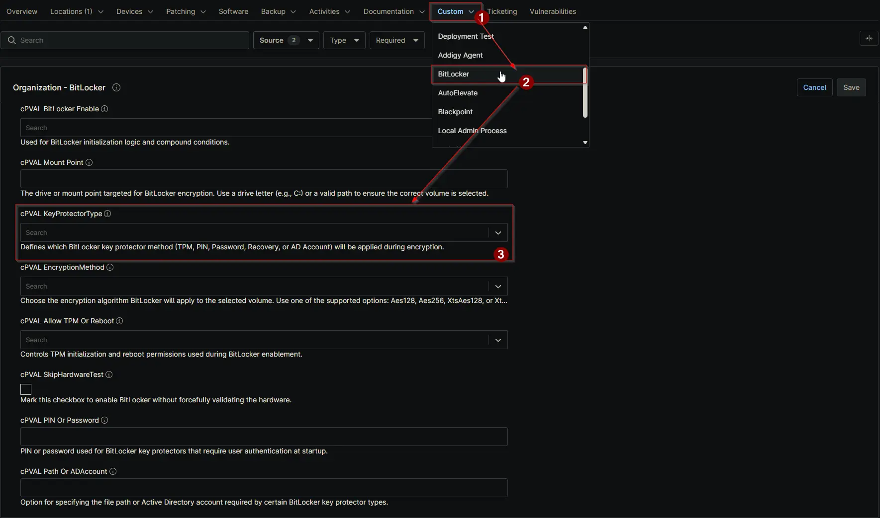 cPVAL KeyProtectorType