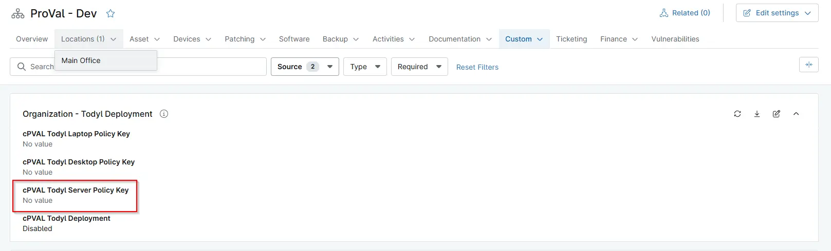 Sample Screenshot