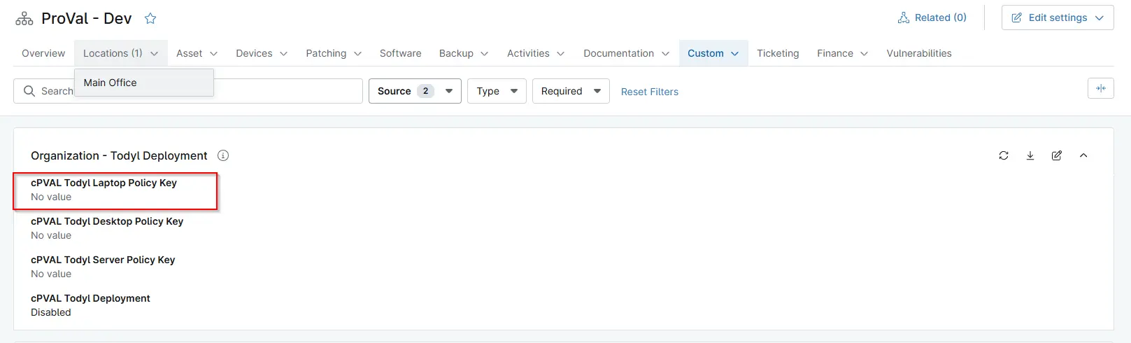 Sample Screenshot