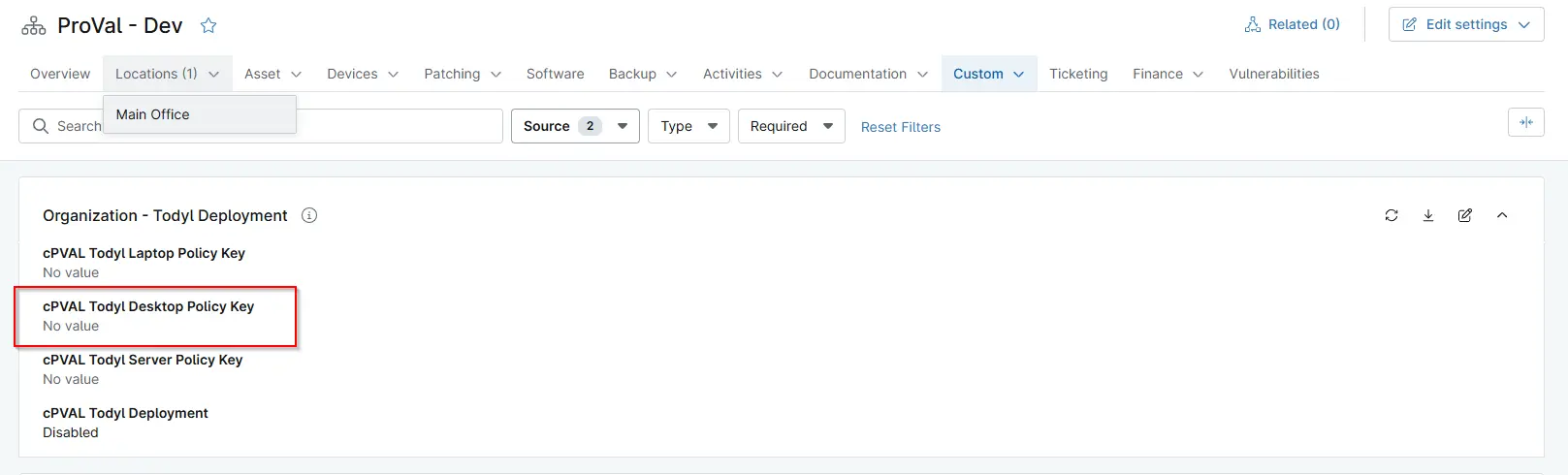 Sample Screenshot