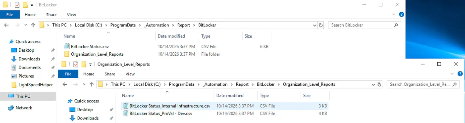 CSV Folder