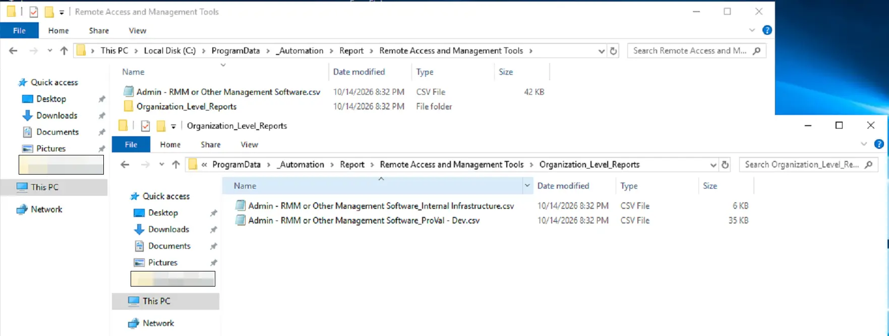 CSV Folder