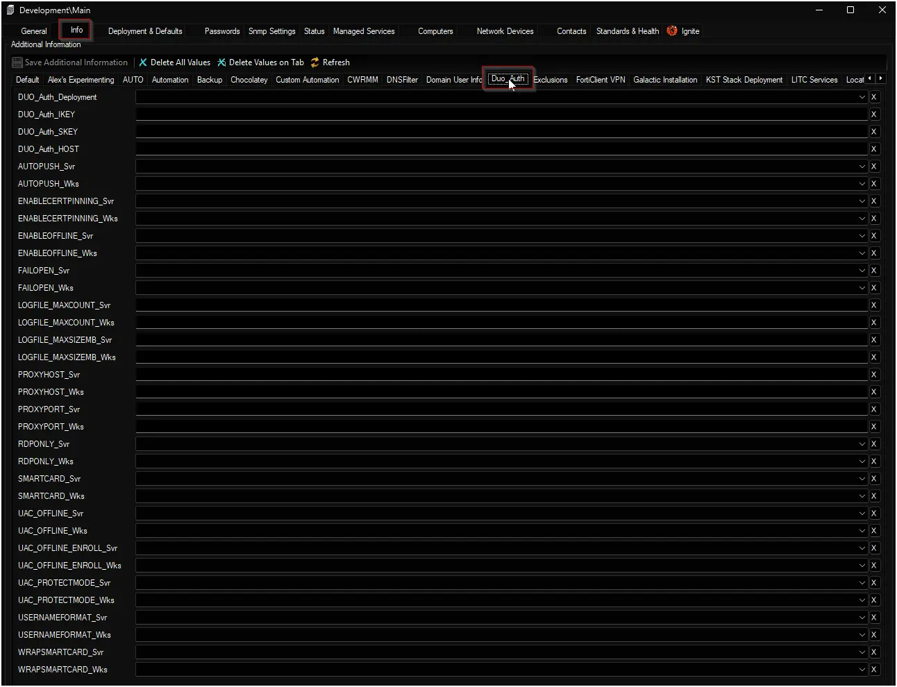 Location-Level EDFs