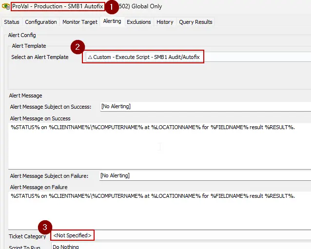 Ticket Category Setup