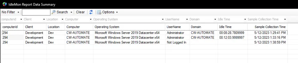 Sample Screenshot