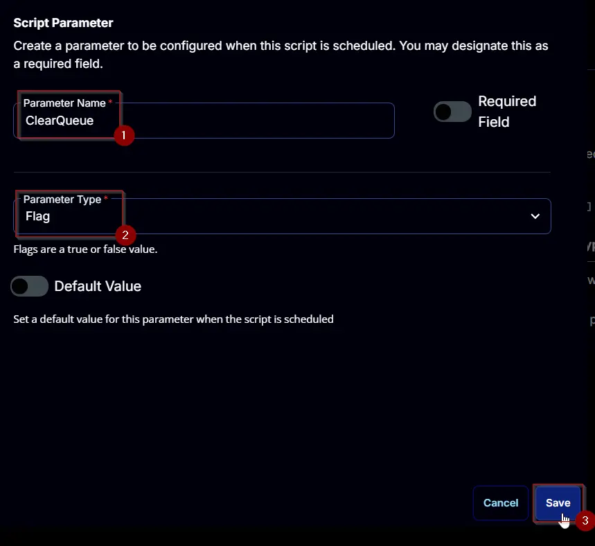 Parameter Settings