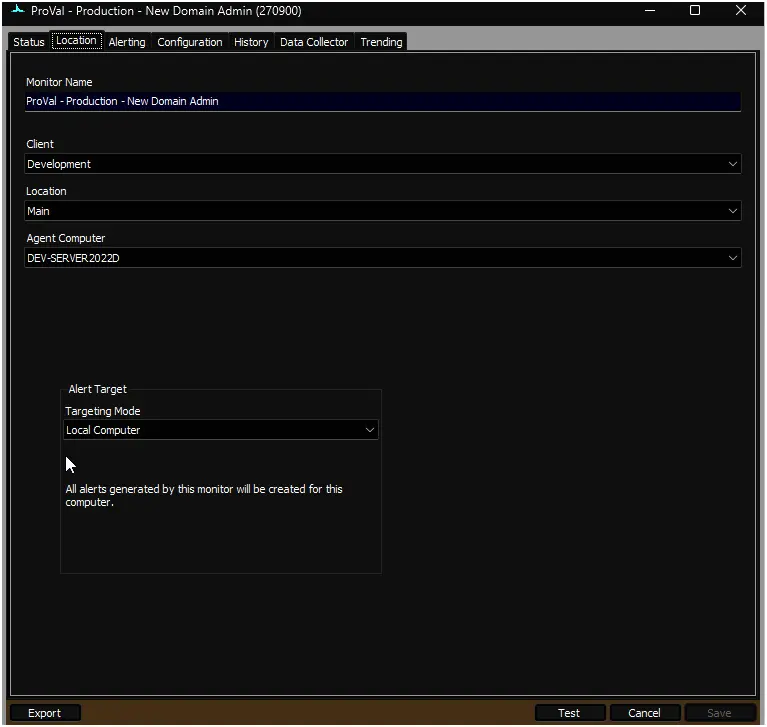 Sample Remote Monitor