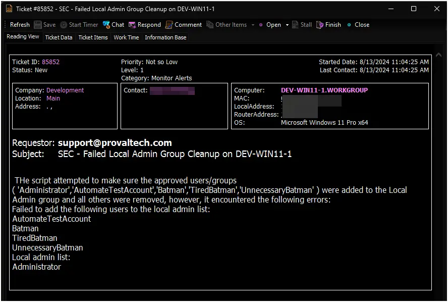 Sample Screenshot