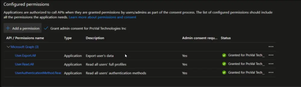 Accept Permissions