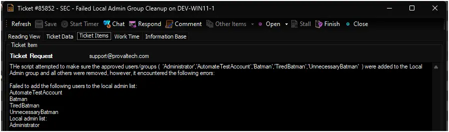 Sample Screenshot