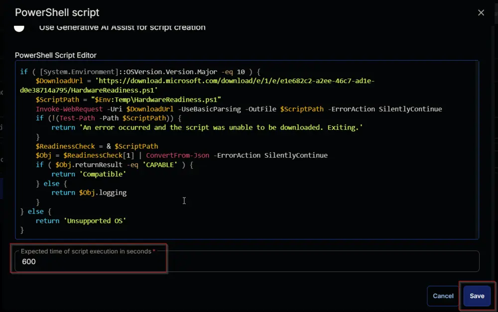 PowerShell Script Execution Image