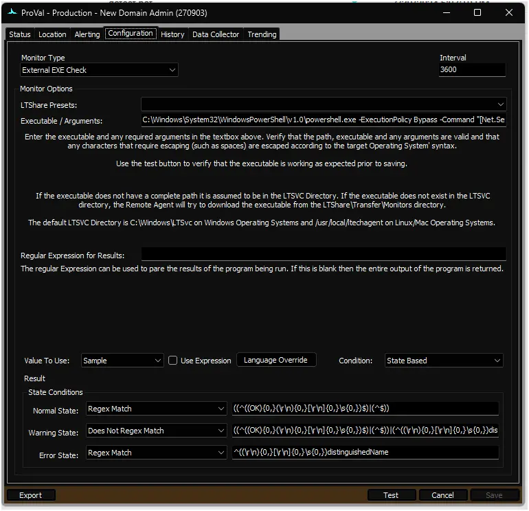 Sample Remote Monitor