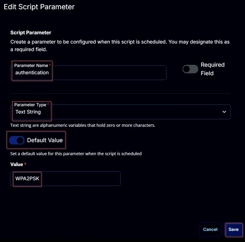 Authentication Save