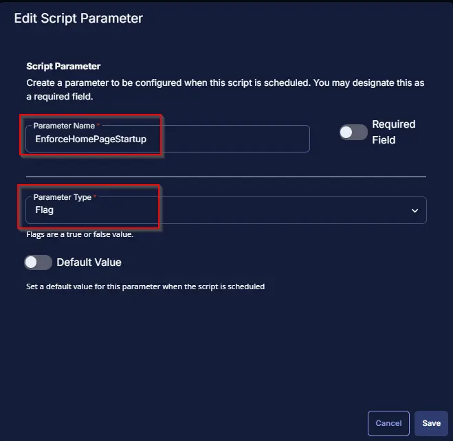 EnforceHomepageStartup Image