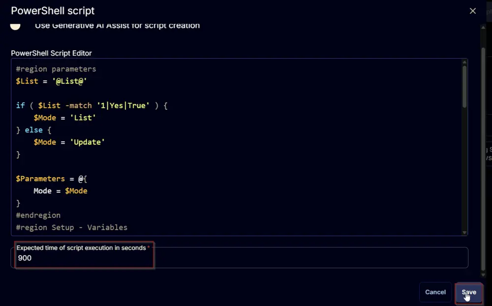 PowerShell Script Execution