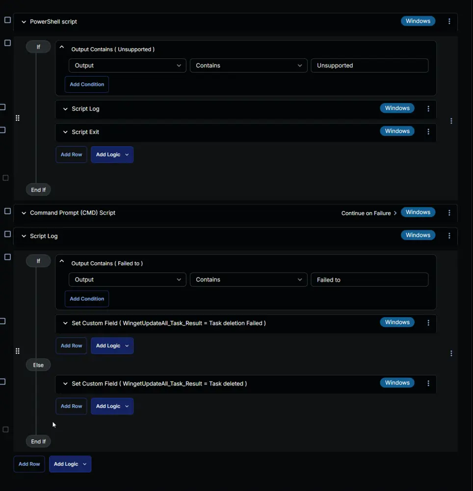 Completed Script