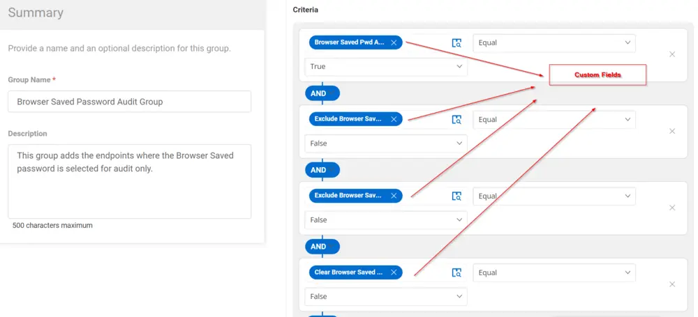 Browser Saved Password Audit Group