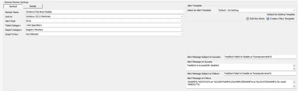 Remote Monitor Tab 1