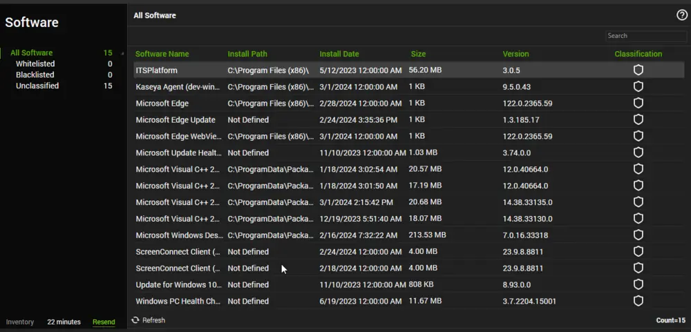 CMS Software Tile