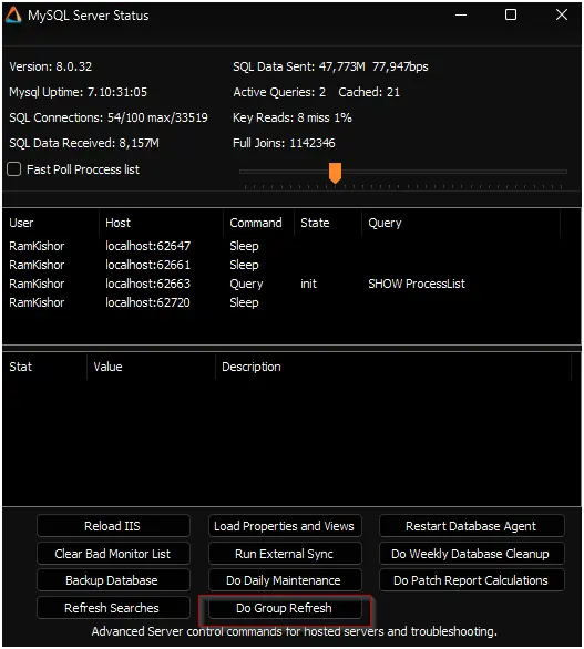 Do Group Refresh