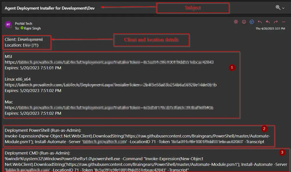 Sample Email 1