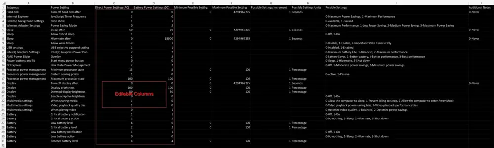 CSV Example