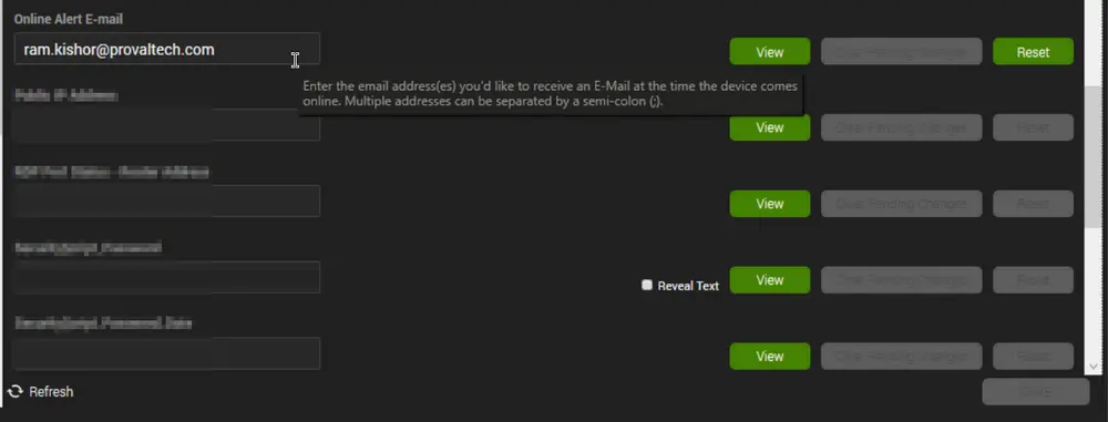Single Email Address