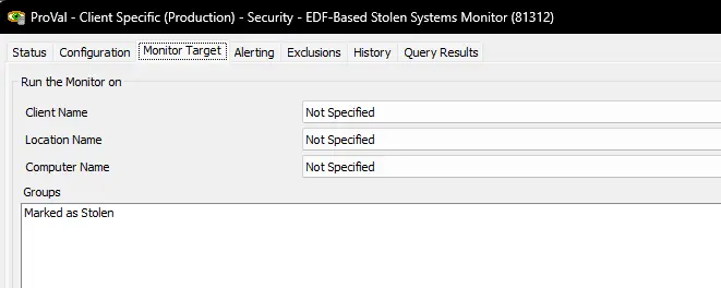 Limit Monitor Set