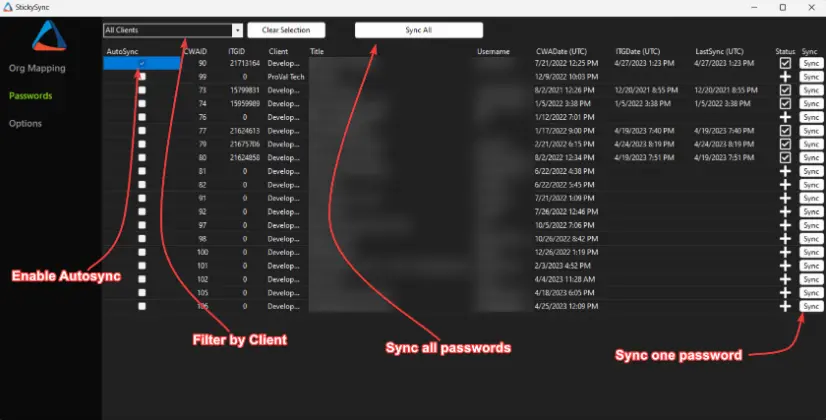Passwords Sync