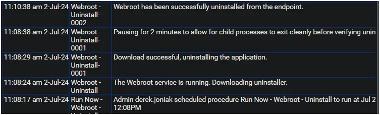 Success Log