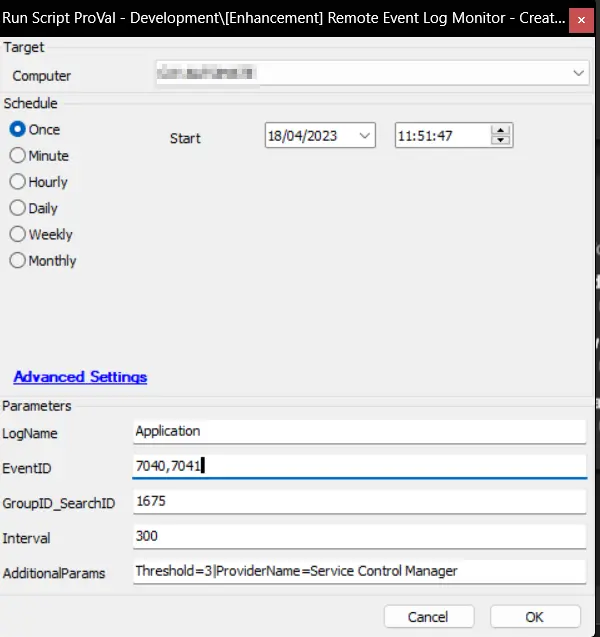 Event Monitor