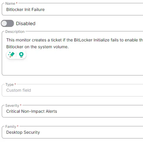 Mandatory Fields