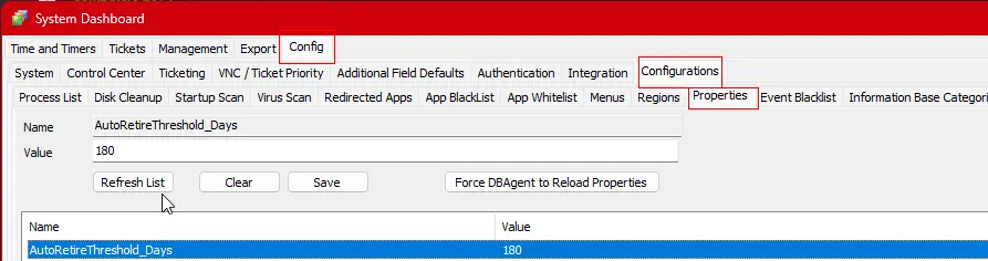 System Properties Image