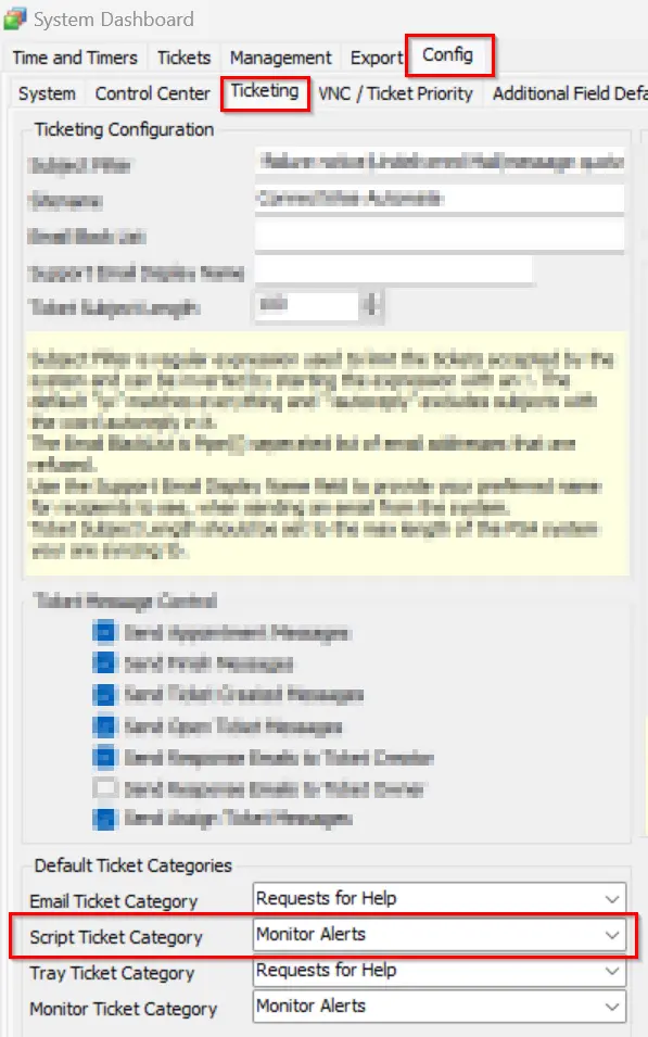 Default Ticket Category