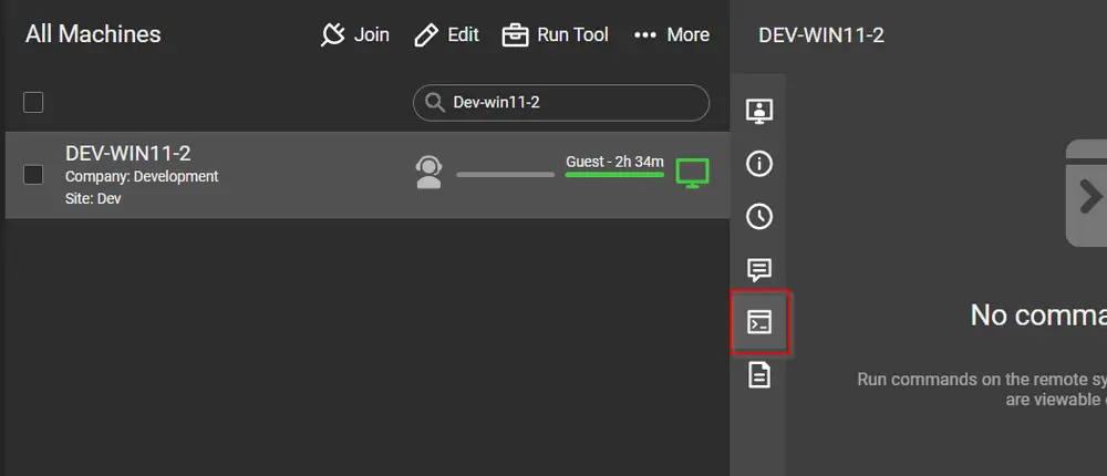 ScreenConnect Commands