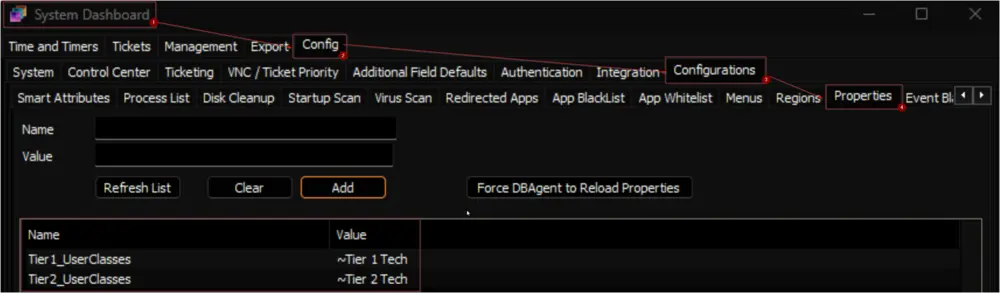 Set User Classes