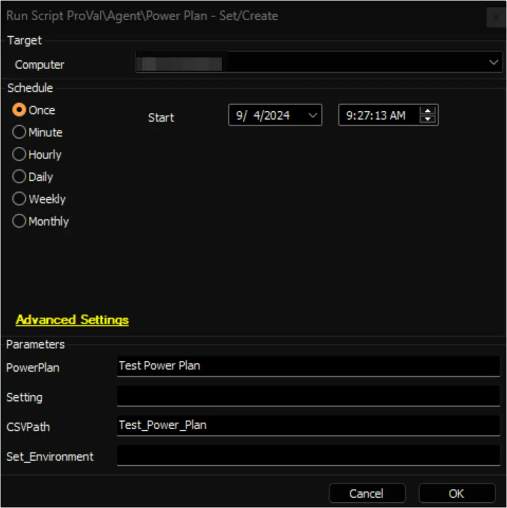 Run Example