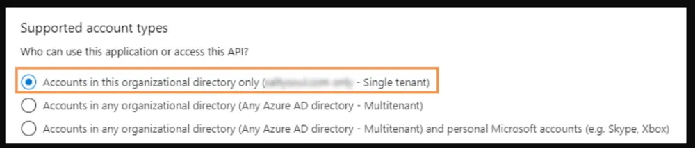 Supported Account Types