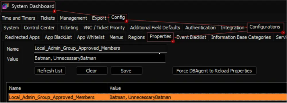 System Properties