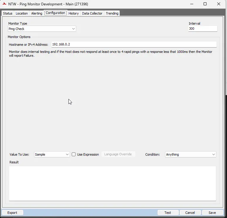 Sample Remote Monitor