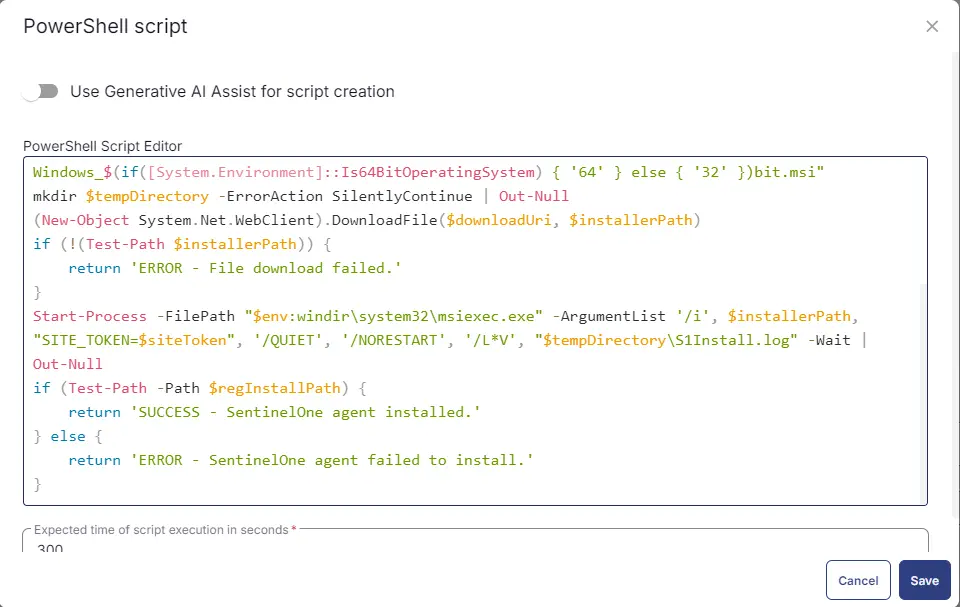 PowerShell Script Execution