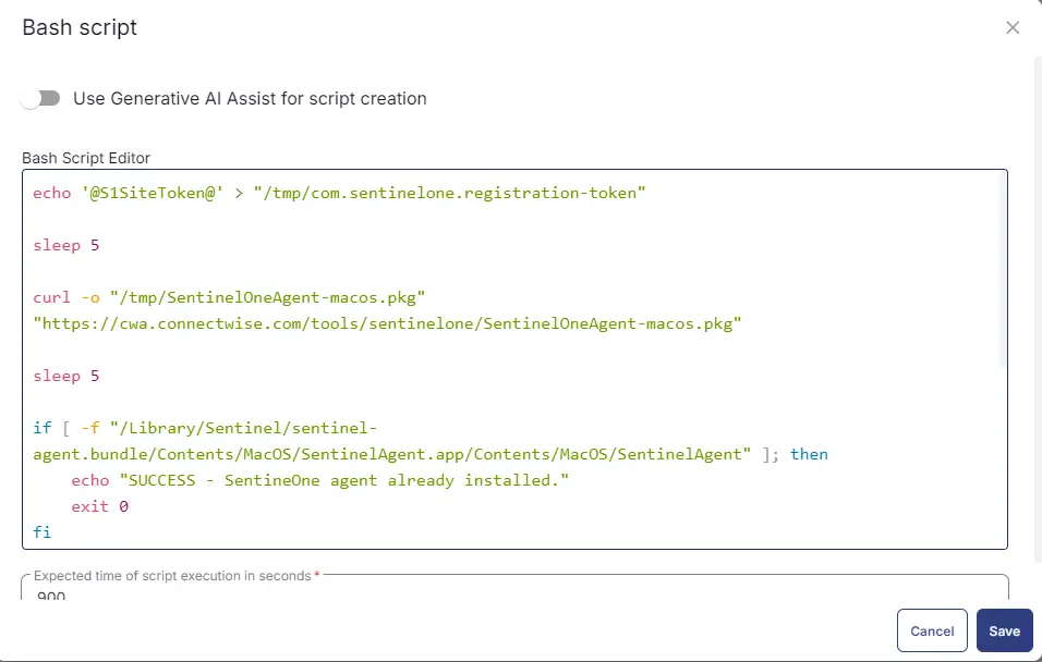 Bash Script Execution 1