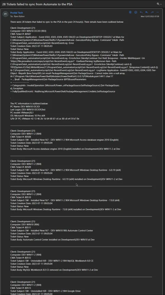 Sample Screenshot